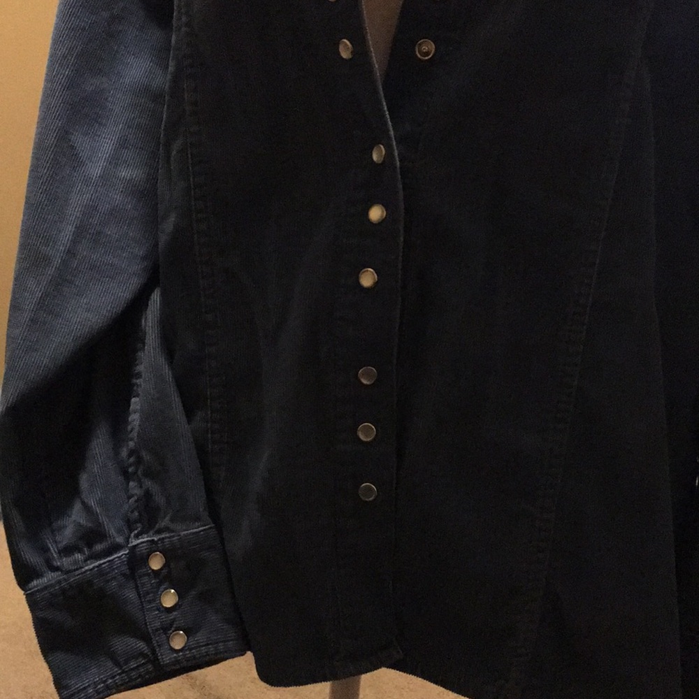 Quizzes “New York” Woman pearl snap shirt